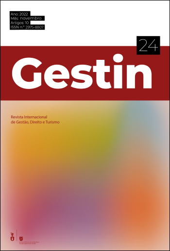 					Ver Vol. 20 N.º 24 (2022): GESTIN - Revista Internacional de Gestão, Direito e Turismo
				